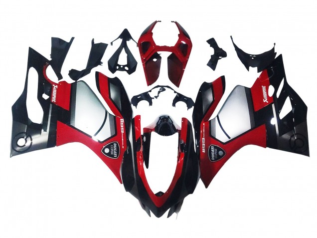 2011-2014 Ducati 1199 Motorcycle Fairings - Red Silver Black Australia for Sale