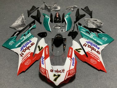 2011-2014 Ducati Panigale 899/1199 Motorcycle Fairings - White Red Green Glossy Black Avis Valsir 7 Australia for Sale