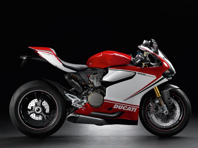 2011-2014 Ducati 1199 Motorcycle Fairings - White Red Green Glossy Black Australia for Sale
