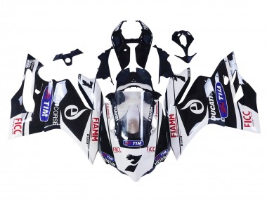 2011-2014 Ducati Panigale 899/1199 Motorcycle Fairings - White Black Blue Fiamm Ficc 7 Australia for Sale