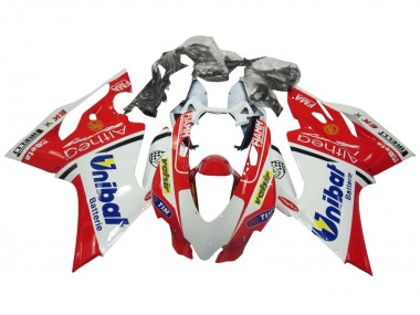2011-2014 Ducati Panigale 899/1199 Motorcycle Fairings - White Red Blue Valsir Fiamm Australia for Sale