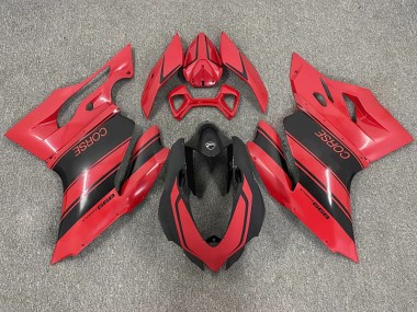 2003-2004 Ducati 999 Motorcycle Fairings - Red Glossy Black Corse Australia for Sale