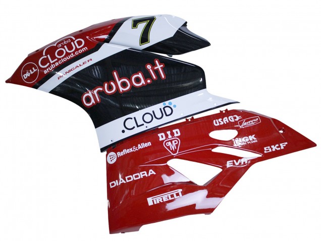 2015-2020 Ducati 959/1299 Motorcycle Fairings - White Red Black Aruba 7 Australia for Sale