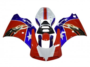1993-2005 Ducati 748/916/996/998 Motorcycle Fairings - White Red Blue Black Flame Australia for Sale