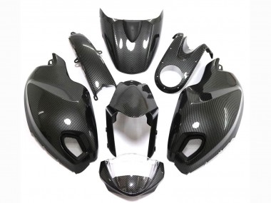 2008-2012 Ducati Monster 696 796 1100 1100S Motorcycle Fairings - Black Carbon Fiber Style Australia for Sale