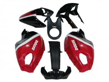 2008-2012 Ducati Monster 696 796 1100 1100S Motorcycle Fairings - Red White Glossy Black Australia for Sale