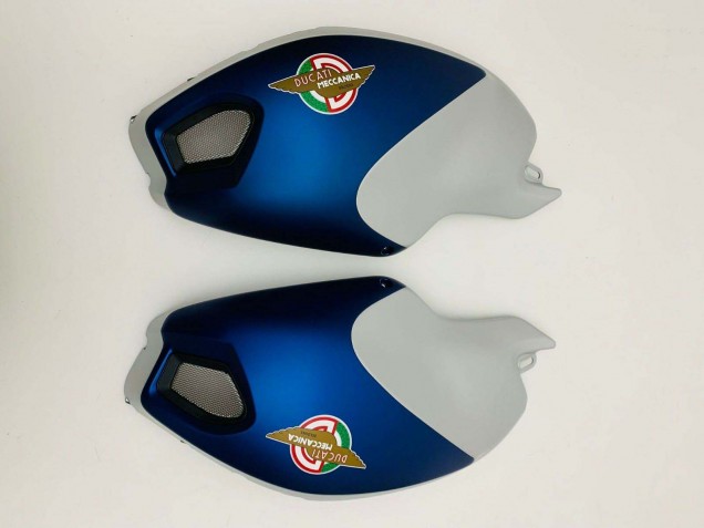 2008-2012 Ducati Monster 696 796 1100 1100S Motorcycle Fairings - Dark Blue Silver Australia for Sale