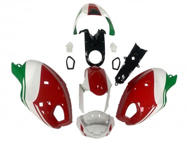 2008-2012 Ducati Monster 696 796 1100 1100S Motorcycle Fairing - White Red Green Australia for Sale