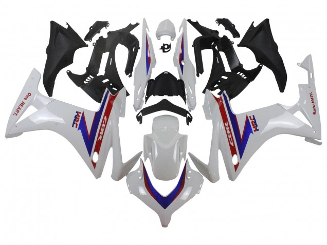 2013-2015 Honda CBR500R Motorcycle Fairings - White Red Blue HRC Australia for Sale