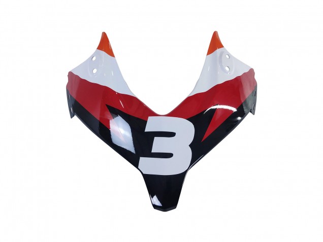 2013-2015 Honda CBR500R Motorcycle Fairings - Orange White Red Glossy Black Repsol 3 Australia for Sale