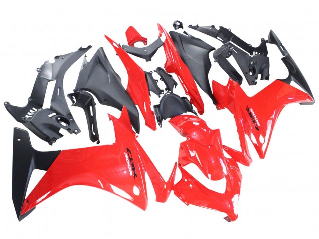2013-2015 Honda CBR500R Motorcycle Fairings - Red Matte Black Australia for Sale