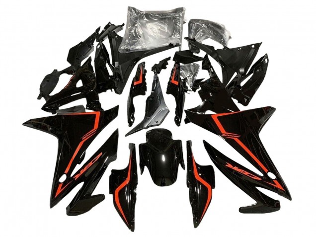 2016-2018 Honda CBR500R Motorcycle Fairings - Glossy Black Red Australia for Sale