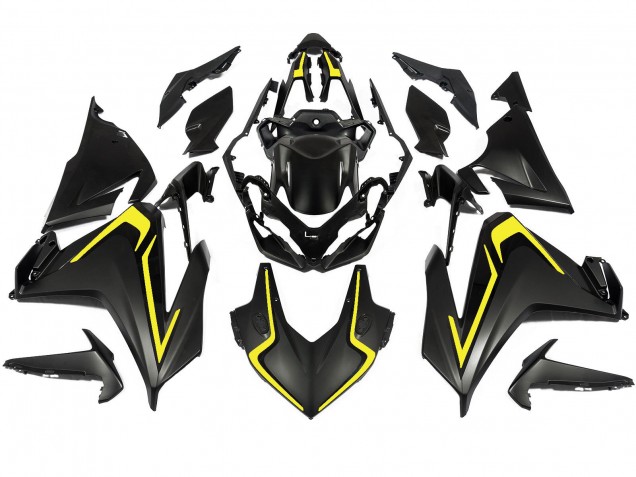2022-2023 Honda CBR500R Motorcycle Fairings - Matte Black Yellow Australia for Sale
