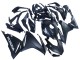 2022-2023 Honda CBR500R Motorcycle Fairings - Matte Dark Blue Australia for Sale