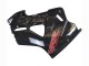 1998-2001 Honda VFR 800 Motorcycle Fairings - Glossy Black Red Decal Australia for Sale