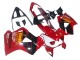 1998-2001 Honda VFR 800 Motorcycle Fairings - Red White Glossy Black Vimto Australia for Sale