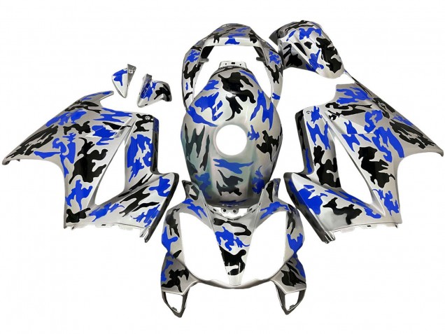 2002-2013 Honda VFR 800 Motorcycle Fairings - Silver Black Blue Camouflage Australia for Sale