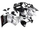 2002-2013 Honda VFR 800 Motorcycle Fairings - Silver Glossy Black Repsol Australia for Sale