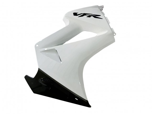 2002-2013 Honda VFR 800 Motorcycle Fairings - Pearl White Glossy Black Decal Australia for Sale