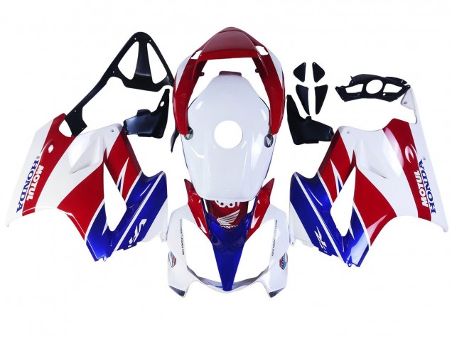 2002-2013 Honda VFR 800 Motorcycle Fairings - White Red Blue Motul Australia for Sale