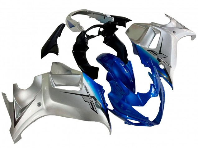 2008-2013 Suzuki GSX650F Motorcycle Fairings - Silver Blue Australia for Sale