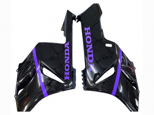2004-2005 Honda CBR1000RR Motorcycle Fairings - Glossy Black Purple Stripe Australia for Sale