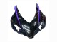 2004-2005 Honda CBR1000RR Motorcycle Fairings - Glossy Black Purple Stripe Australia for Sale