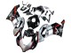 2004-2005 Honda CBR1000RR Motorcycle Fairings - Silver Glossy Black Red Stripe Australia for Sale