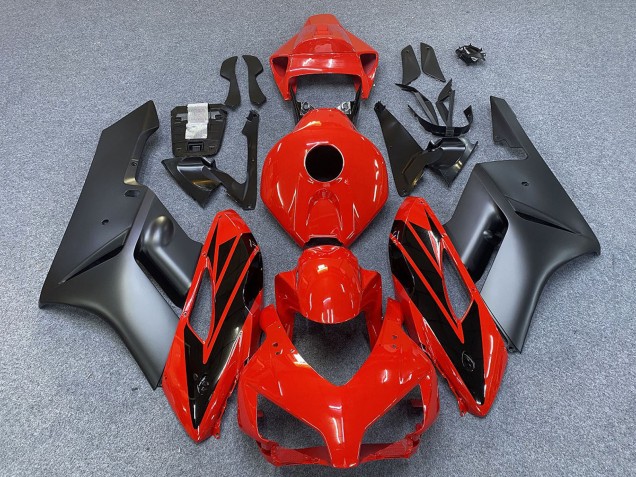 2004-2005 Honda CBR1000RR Motorcycle Fairings - Grey Red Glossy Black Stripe Australia for Sale
