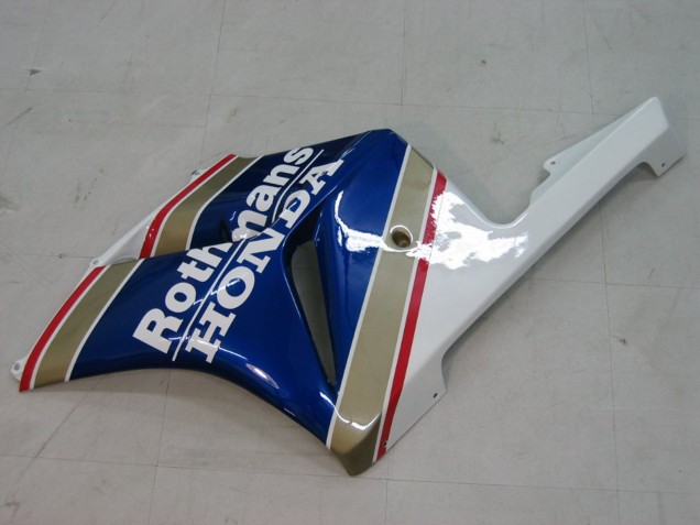2004-2005 Honda CBR1000RR Motorcycle Fairings - White Blue Gold Rothmans Australia for Sale