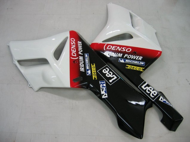 2004-2005 Honda CBR1000RR Motorcycle Fairings - White Blue Red Glossy Black Star Carrera Lee Australia for Sale