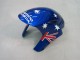 2004-2005 Honda CBR1000RR Motorcycle Fairings - White Blue Red Glossy Black Star Carrera Lee Australia for Sale