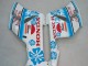 2004-2005 Honda CBR1000RR Motorcycle Fairings - White Blue Snow Nastro Azzurro 46 Australia for Sale