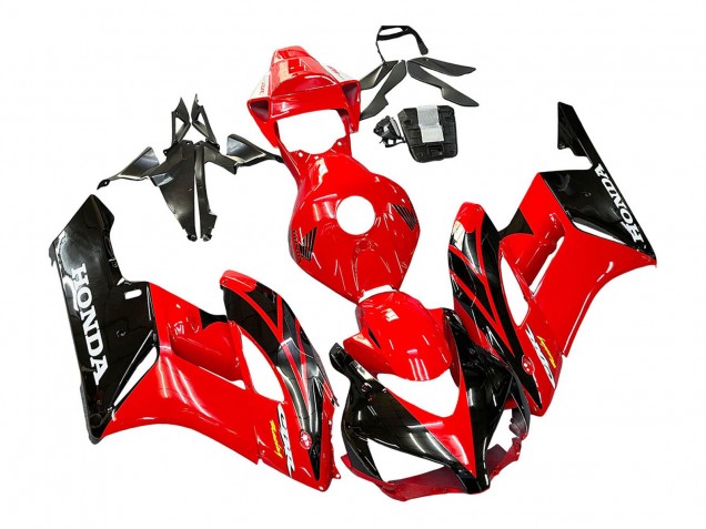 2004-2005 Honda CBR1000RR Motorcycle Fairings - Red Glossy Black Racing Australia for Sale