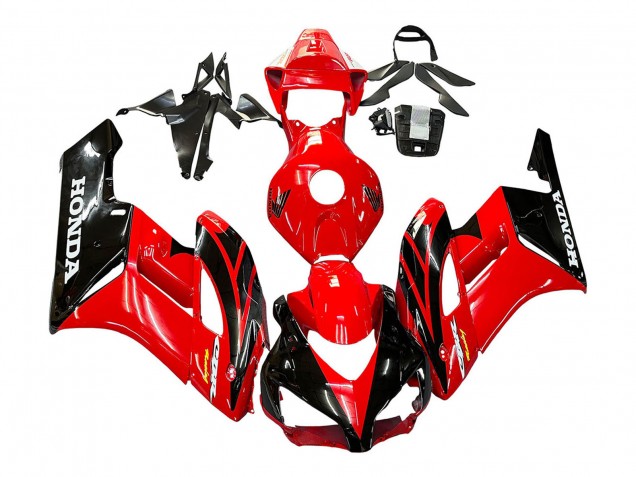 2004-2005 Honda CBR1000RR Motorcycle Fairings - Red Glossy Black Racing Australia for Sale