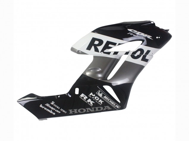 2004-2005 Honda CBR1000RR Motorcycle Fairing Kits - Silver White Glossy Black Repsol Australia for Sale