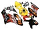 2004-2005 Honda CBR1000RR Motorcycle Fairings - Yellow Orange Glossy Black Repsol Rossi 46 Australia for Sale