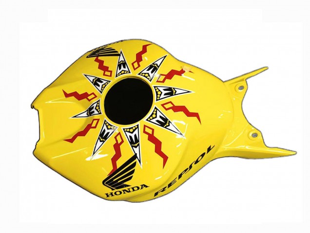 2004-2005 Honda CBR1000RR Motorcycle Fairings - Yellow Orange Glossy Black Repsol Rossi 46 Australia for Sale