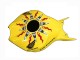 2004-2005 Honda CBR1000RR Motorcycle Fairings - Yellow Orange Glossy Black Repsol Rossi 46 Australia for Sale