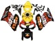 2004-2005 Honda CBR1000RR Motorcycle Fairings - Yellow Orange Glossy Black Repsol Rossi 46 Australia for Sale