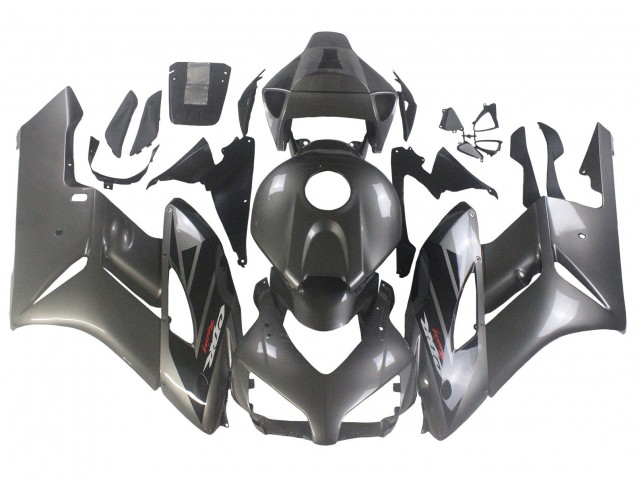 2004-2005 Honda CBR1000RR Motorcycle Fairings - Glossy Grey Glossy Black Australia for Sale