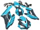 2004-2005 Honda CBR1000RR Motorcycle Fairings - Light Blue Glossy Black Australia for Sale