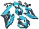 2004-2005 Honda CBR1000RR Motorcycle Fairings - Light Blue Glossy Black Australia for Sale