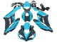 2004-2005 Honda CBR1000RR Motorcycle Fairings - Light Blue Glossy Black Australia for Sale