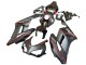 2004-2005 Honda CBR1000RR Motorcycle Fairings - Glossy Black Glossy Grey Red Stripe Australia for Sale