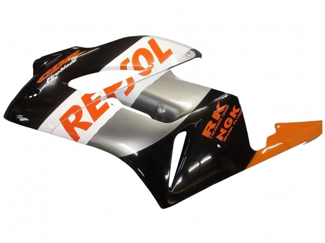 2004-2005 Honda CBR1000RR Motorcycle Fairings - Orange Silver Glossy Black Repsol Australia for Sale