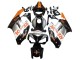 2004-2005 Honda CBR1000RR Motorcycle Fairings - Orange Silver Glossy Black Repsol Australia for Sale