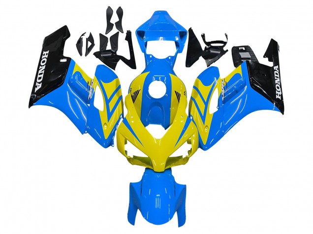 2004-2005 Honda CBR1000RR Motorcycle Fairings - Blue Yellow Glossy Black Australia for Sale