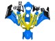 2004-2005 Honda CBR1000RR Motorcycle Fairings - Blue Yellow Glossy Black Australia for Sale