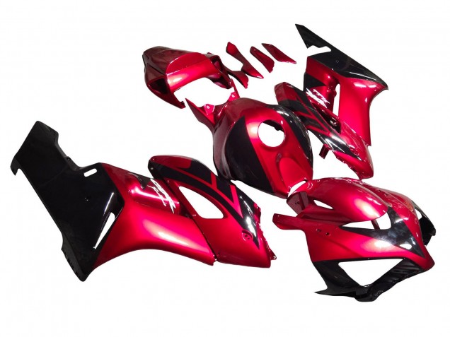 2004-2005 Honda CBR1000RR Motorcycle Fairings - Red Glossy Black Stripe Australia for Sale